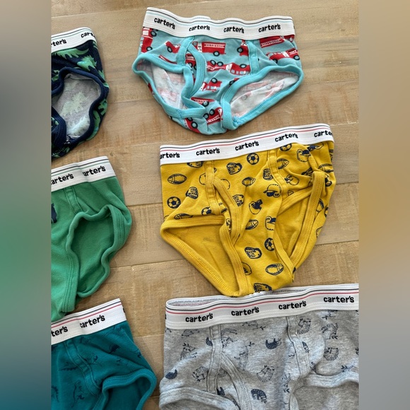 8 Carters boys toddlers underwear briefs - Picture 5 of 11